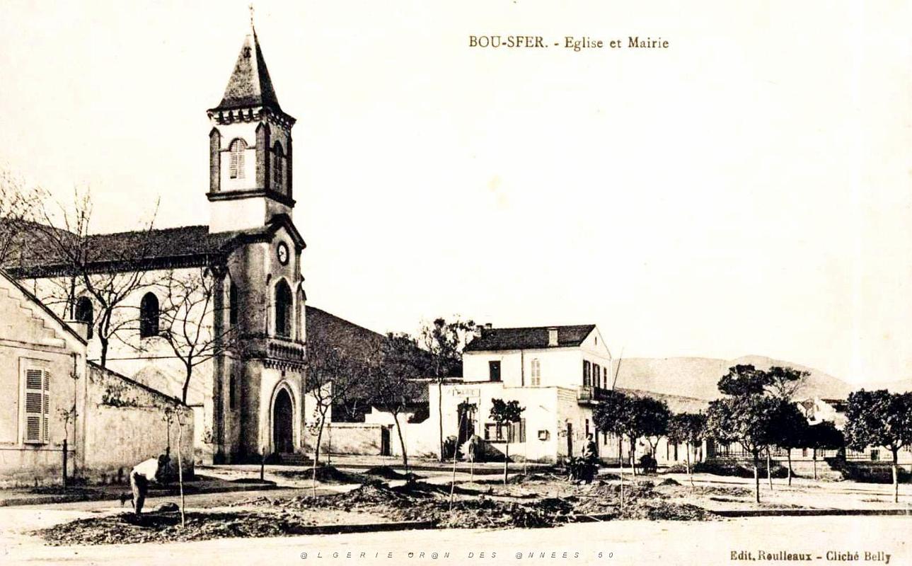 Bou-Sfer - L'Eglise et la Mairie.jpg
